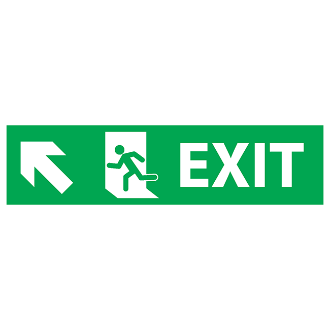 Exit top-left