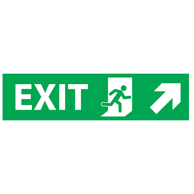 Exit top-right