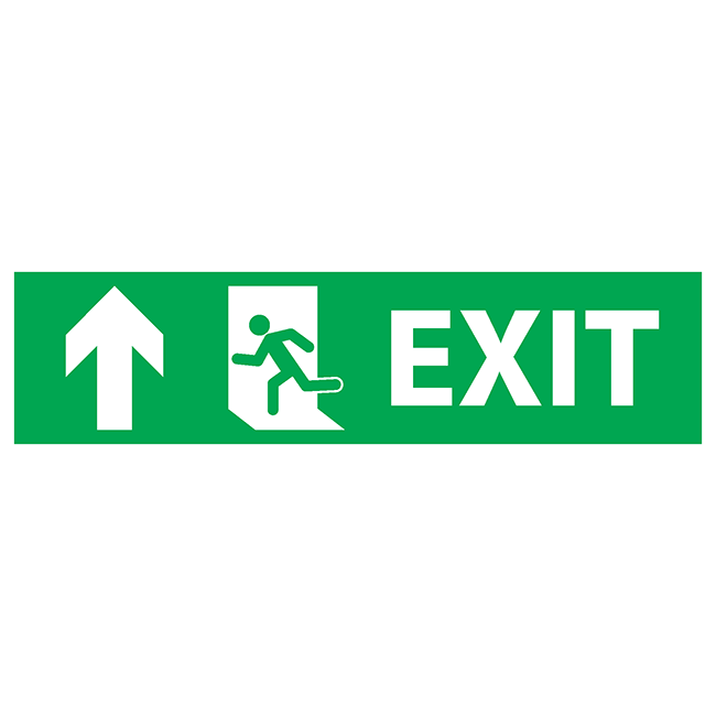 Exit up-left