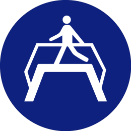 Mandatory-use-of-a-pedestrian-bridge