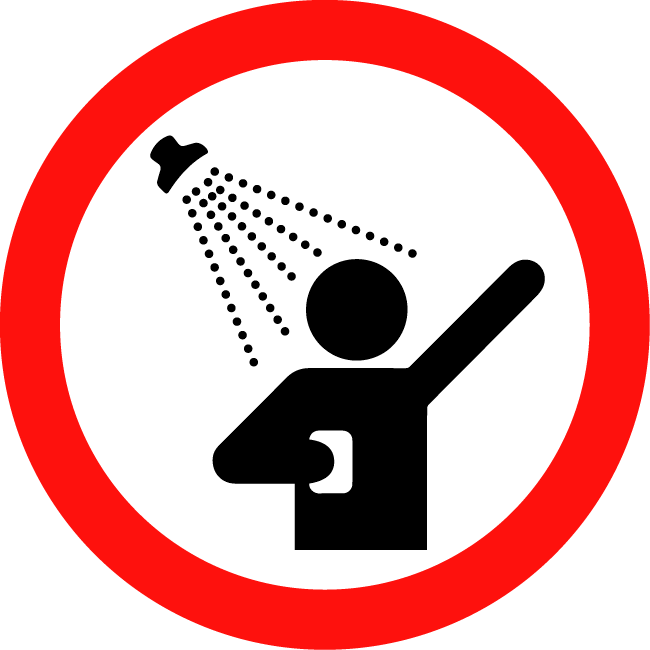 take a shower before entering the pool or spa area