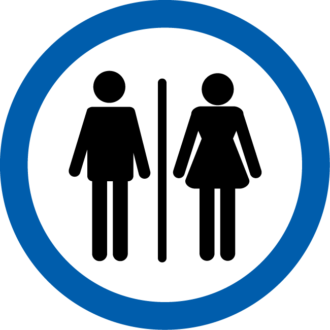 Sticker WC