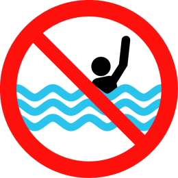 Do not swim alone