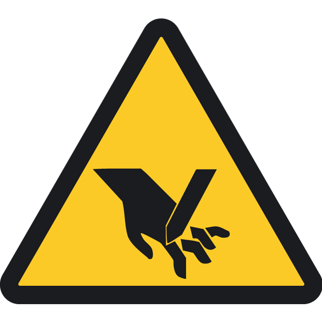 Caution! Risk of cuts